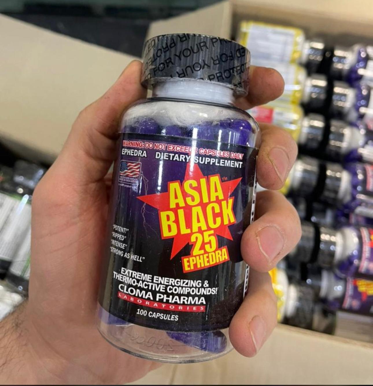 چربی سوز فوق حرفه ای اسیا بلک گت ۱۰۰ عددی (اورجینال امریکا) | Asia Black