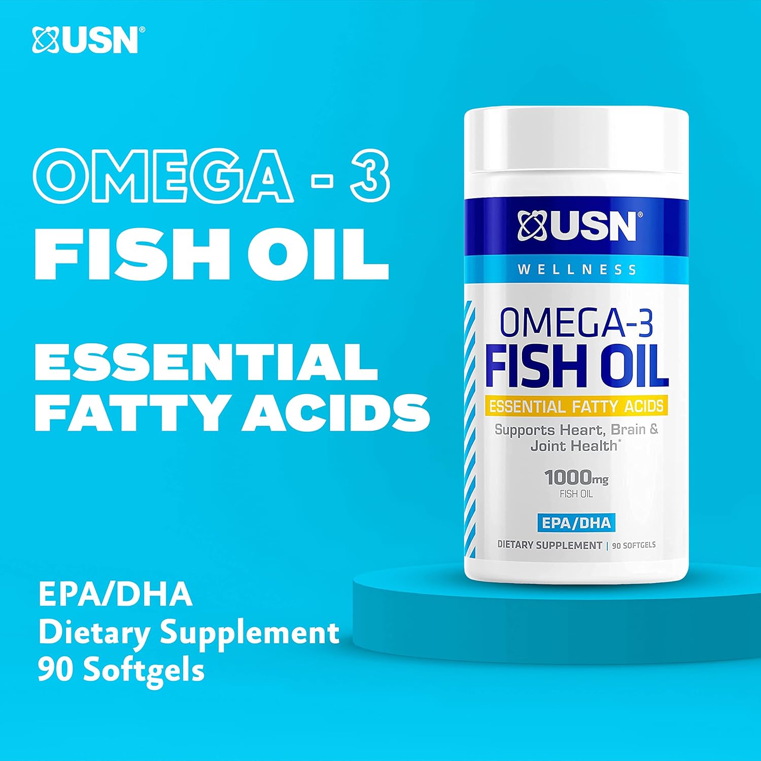 امگا 3 یو اس ان 90عدد - USN Omega 3 Fish Oil