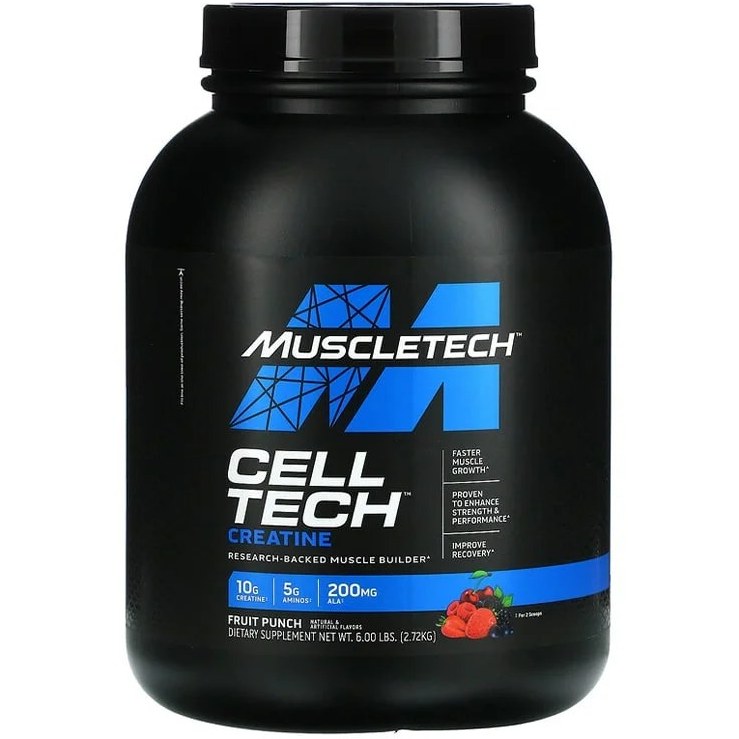 کراتین ترکیبی سری جدید Cell Tech ماسل ۲.۷ کیلوگرم اورجینال آمریکا (چک کد استعلام اصالت) انقضا بلند- تضمین اصالت- لاین اصلی