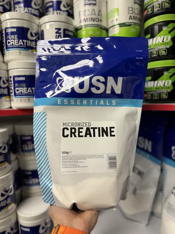 کراتین ۵۰۰گرمی یو اس ان (طرح جدید) اورجینال به شرط اصالت (محصول انگلستان) - Creatin500g usn