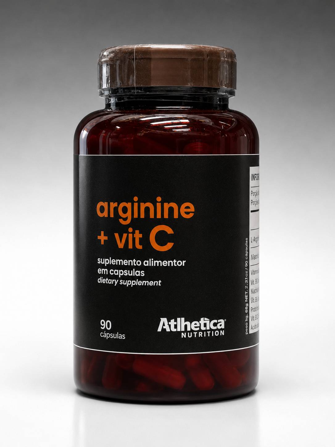 کپسول ال آرژنین + ویتامین C آتلِتیکا نوتریشن (Atlhetica Nutrition Arginine + Vit C) - ۹۰ عددی