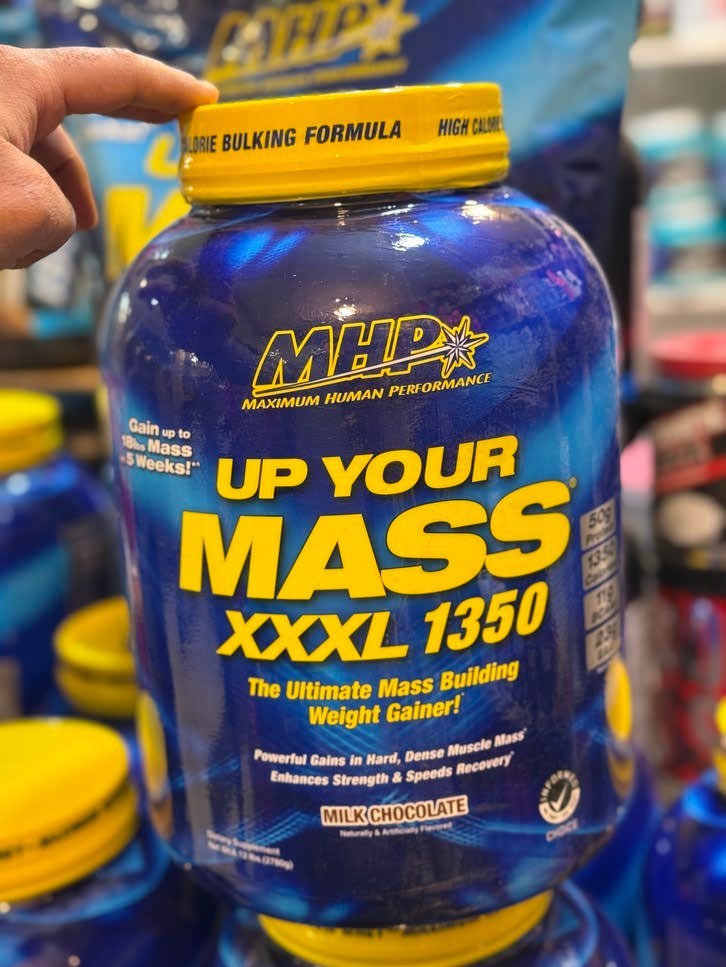 گینر ام اچ پی Up Your Mass XXXL وزن ۲.۷۸۰ کیلوگرم طعم شکلات شیری