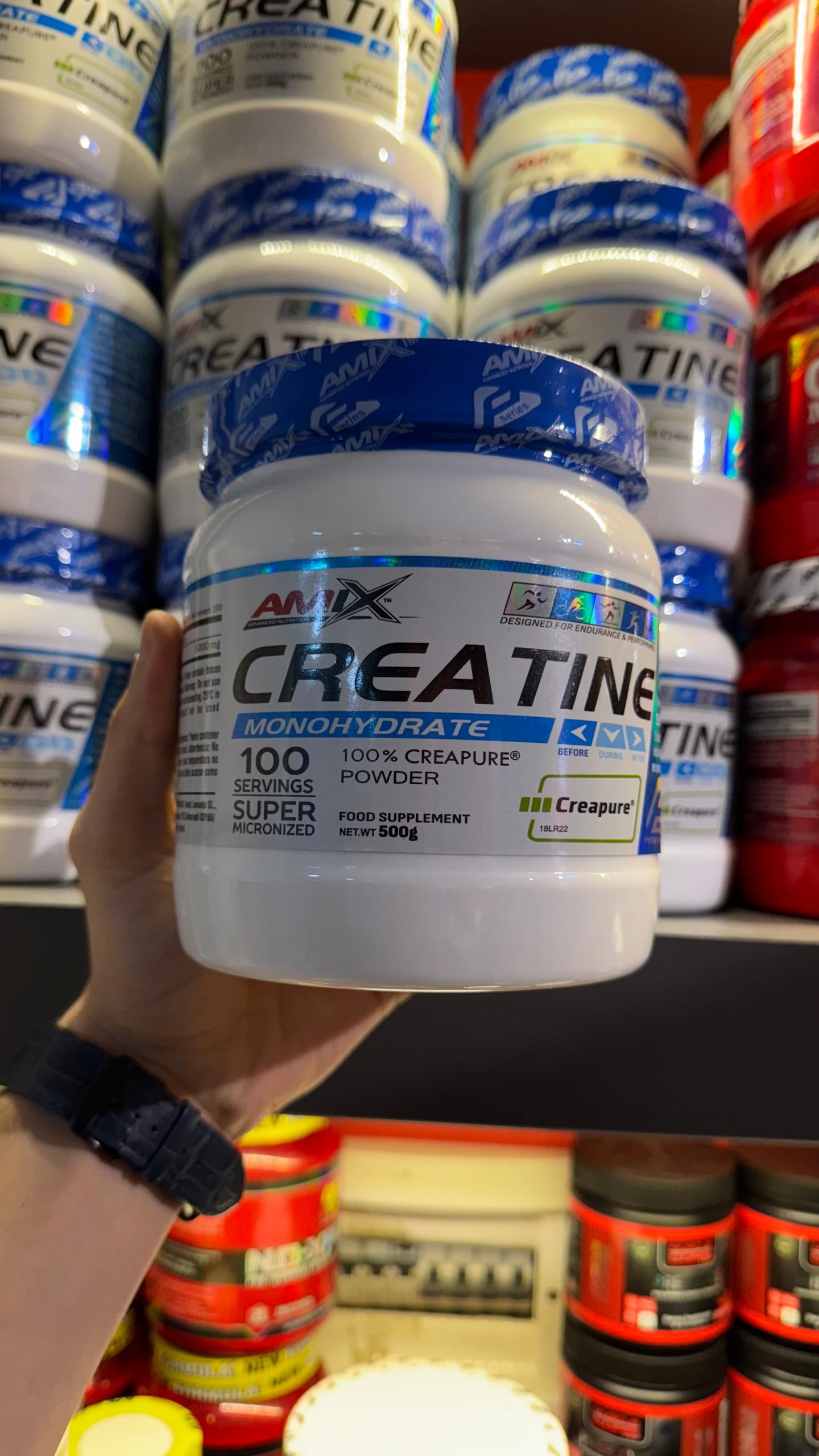 کراتین فوق حرفه ای مونوهیدرات ۵۰۰ گرمی امیکس ناتریشن | Creatine Amix Nutrition