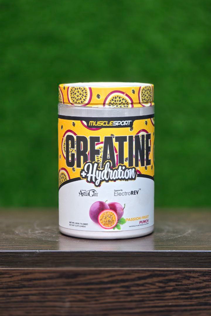 کراتین هایدریشن ماسل اسپورت (فوق حرفه ای - انقضا ۲۰۲۶) | MuscleSport Cratine +Hydration
