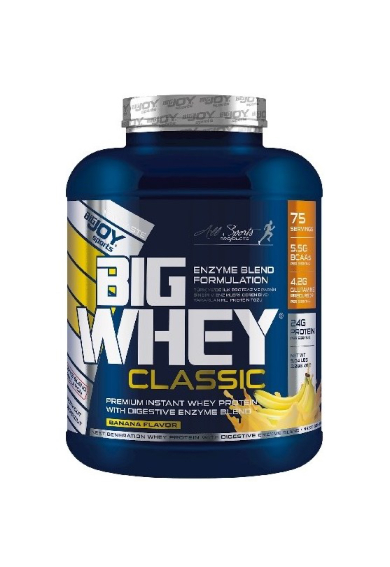 پروتئین بیگ وی کلاسیک بیک جوی لاین اصلی(2.4 کیلوگرم) BigJoy Big Whey Classic Protein