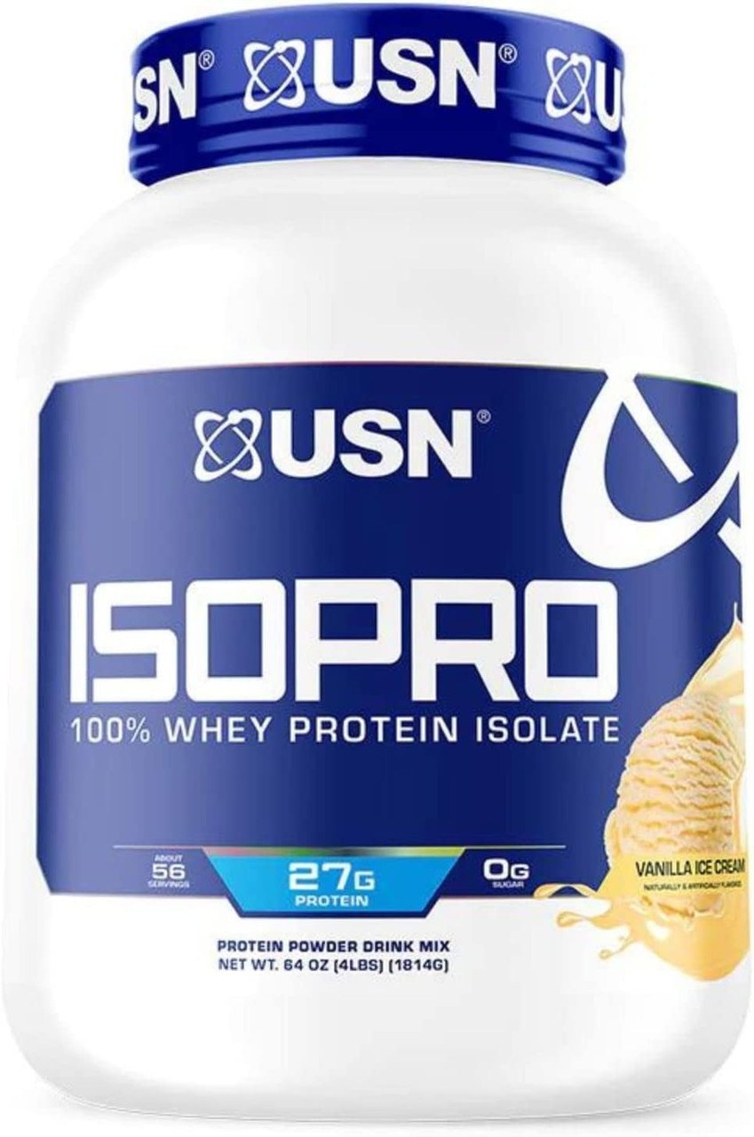 پروتئین وی ایزوله یو اس ان (اورجینال) | USN Zero Carb Isopro 100% Whey Isolate