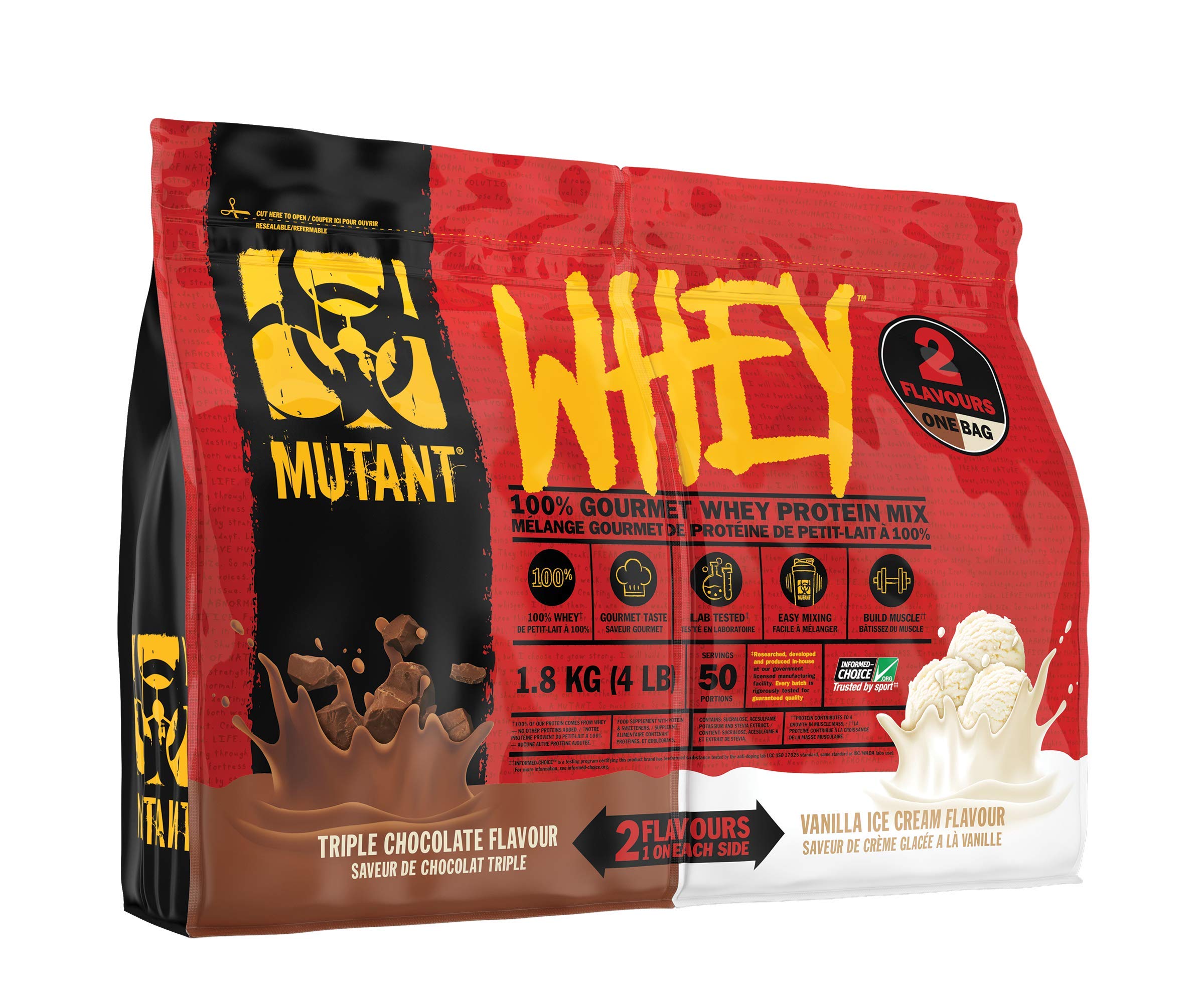 پروتئین وی موتانت دو طعم اورجینال ( تضمین اصالت و مرجوعی) - تاریخ لیزری Mutant Whey