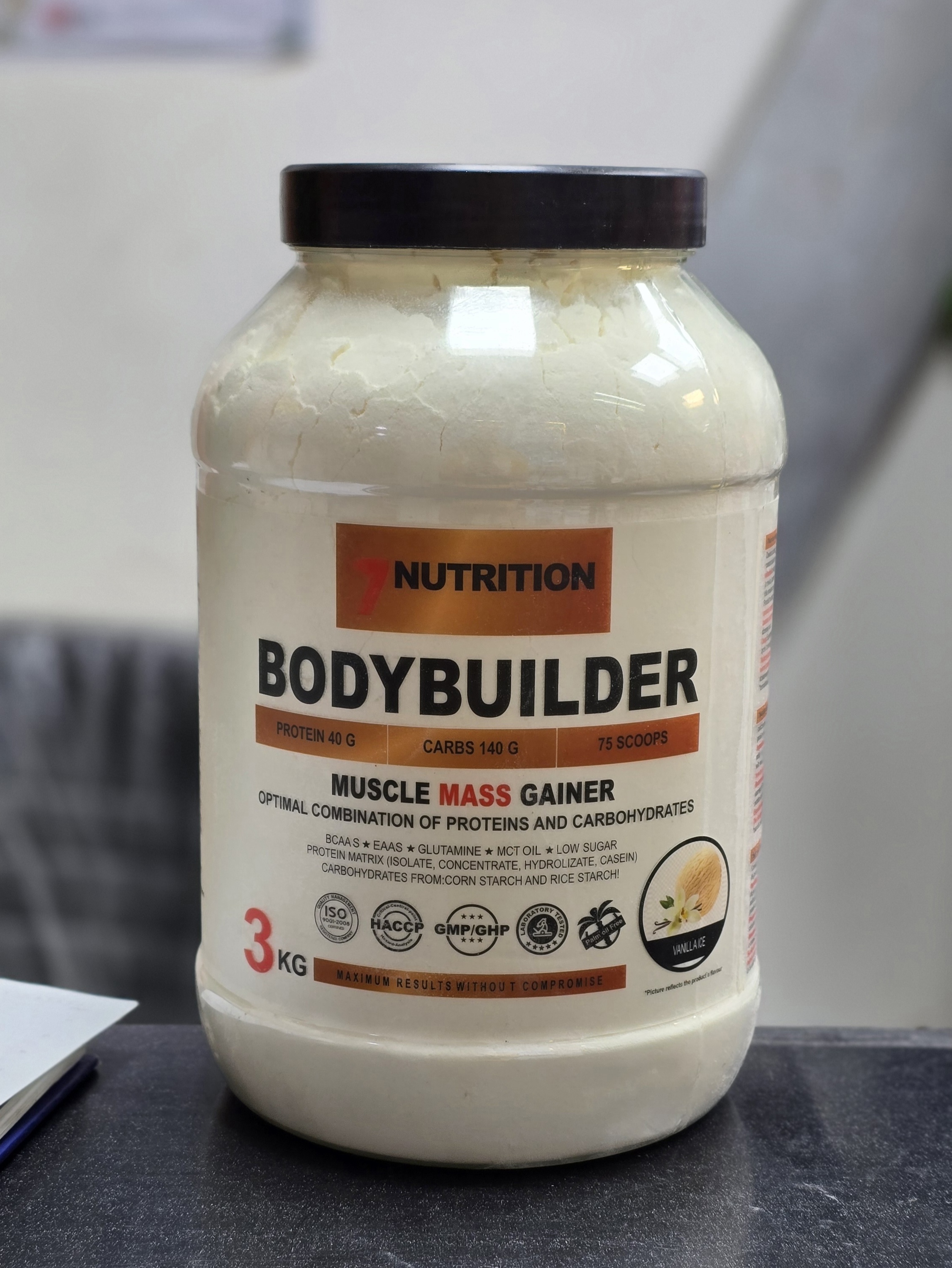 مس فوق حرفه ای ۳ کیلوگرم بادی بیلدر سون ۷ ناتریشن (اورجینال - در دو طعم)