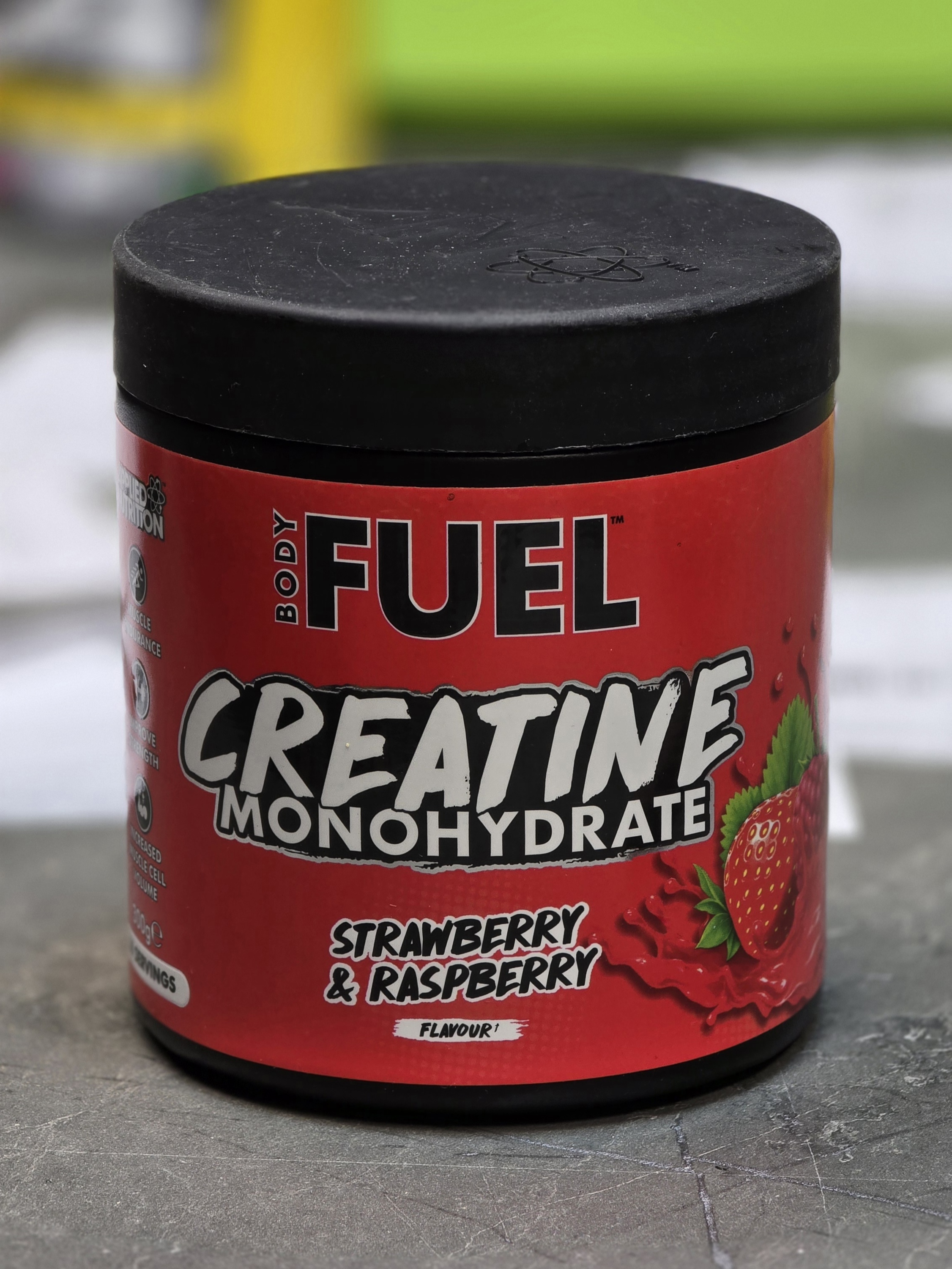 کراتین مونوهیدرات طعم دار فیول ناتریشن 300 گرم اورجینال (محصول انگلستان) تضمین اصالت و آزمایشگاه (۳ طعم بی‌نظیر)