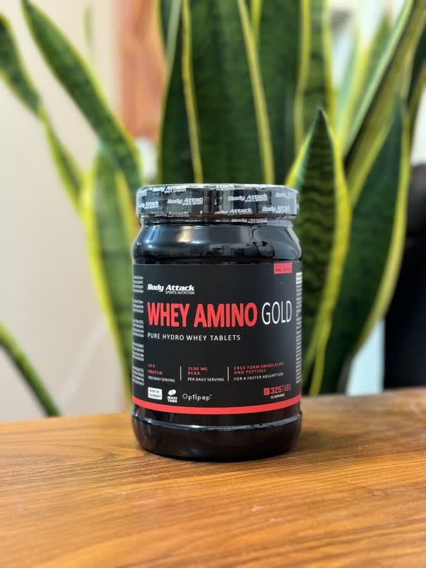 آمینو وی گلد بادی اتک ۳۲۵ عددی (اورجینال) - BODY ATTACK WHEY AMINO GOLD